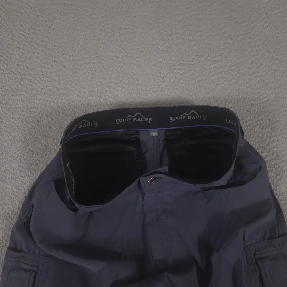 Eddie Bauer Shorts Mens 34 Guide Pro Cargo Nylon Spandex Stretch First Ascent